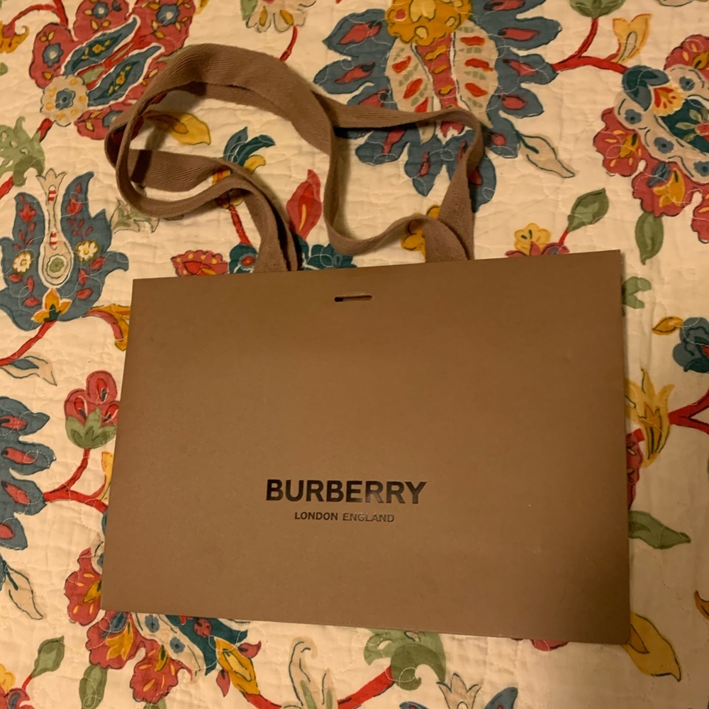 Burberry Logo Paper Shopping Bag